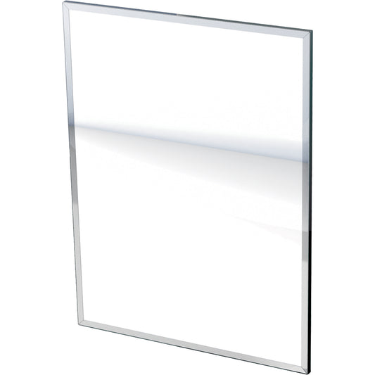 Stock Series Mirror, Flat Frame, 18" L x 36" W