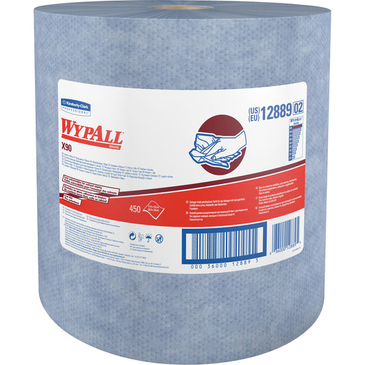 X90 Jumbo Roll Wipers, Heavy-Duty, 11" L x 13-2/5" W