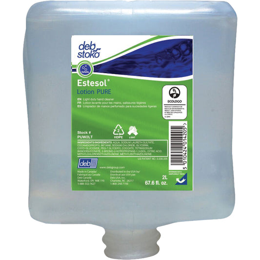 Estesol® Pure Light-Duty Hand Cleaner, Cream, 2 L, Refill, Fresh Scent