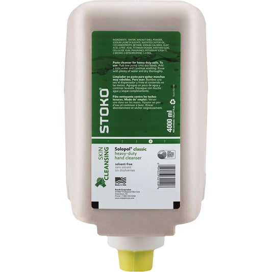 Solopol® Classic Heavy-Duty Hand Cleaner, Cream, 4 L, Refill, Fresh Scent