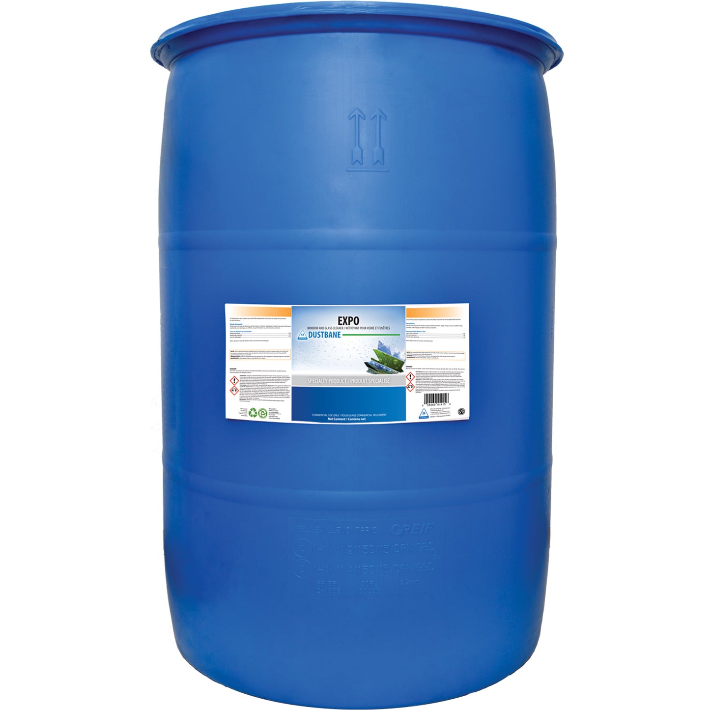 Expo Window & Glass Cleaner, 210 L, Drum
