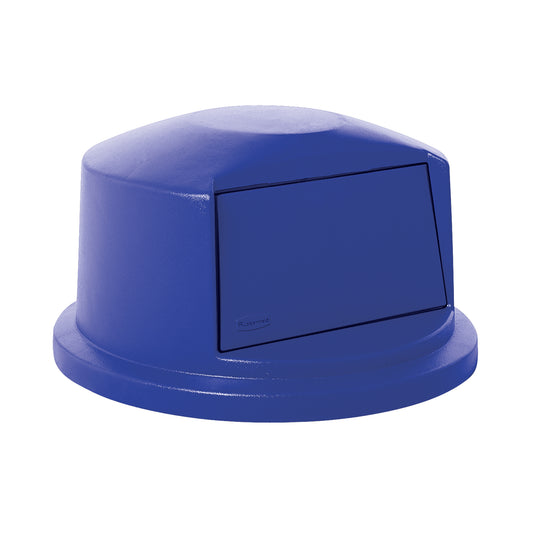 Round Brute® Tops, Dome Lid, Plastic/Polyethylene, Fits Container Size: 22" Dia.