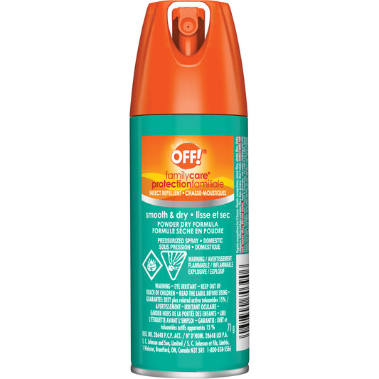 SC Johnson OFF! Family Care® Insect Repellent, 15% DEET, Aerosol, 2.5 oz.