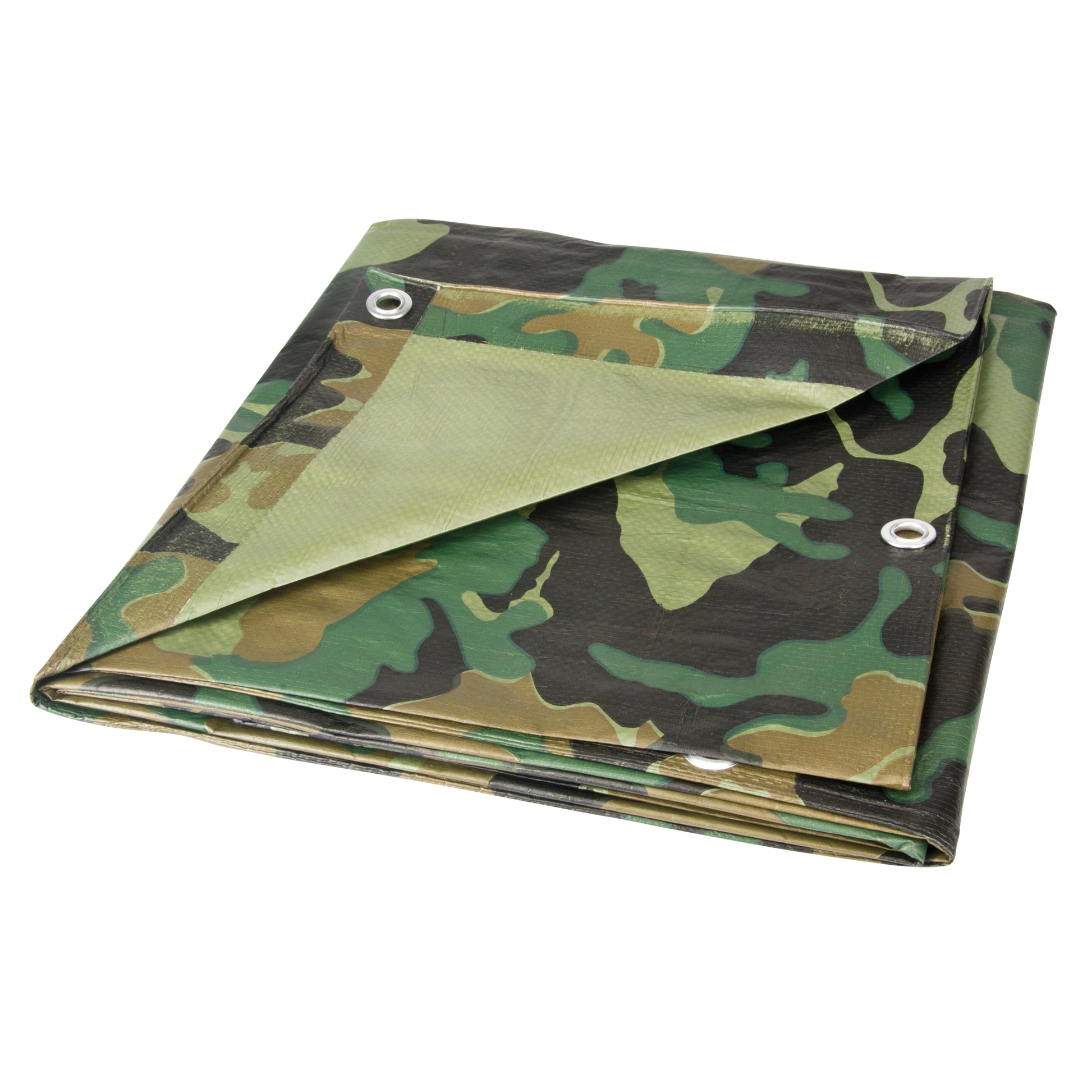Tarp, Heavy-Duty, Camouflage, 12' x 16' x 6 mils