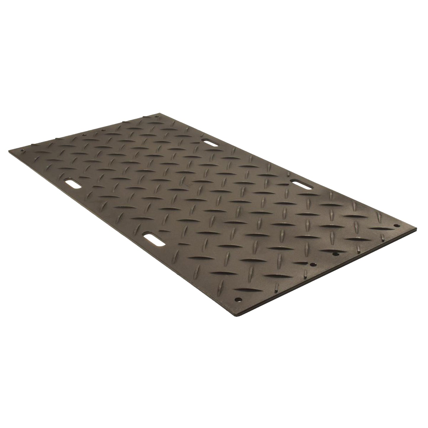 Alturnamat Medium-Duty Ground Protection, 4' x 8', High Density Polyethylene, Textured, Black