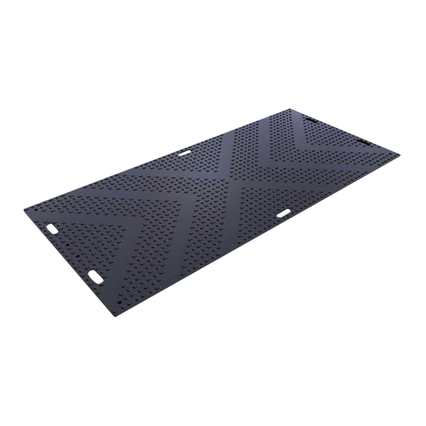 Liberty LibertyMat® Medium-Duty Ground Protection, 4' x 8', High Density Polyethylene, Textured, Black