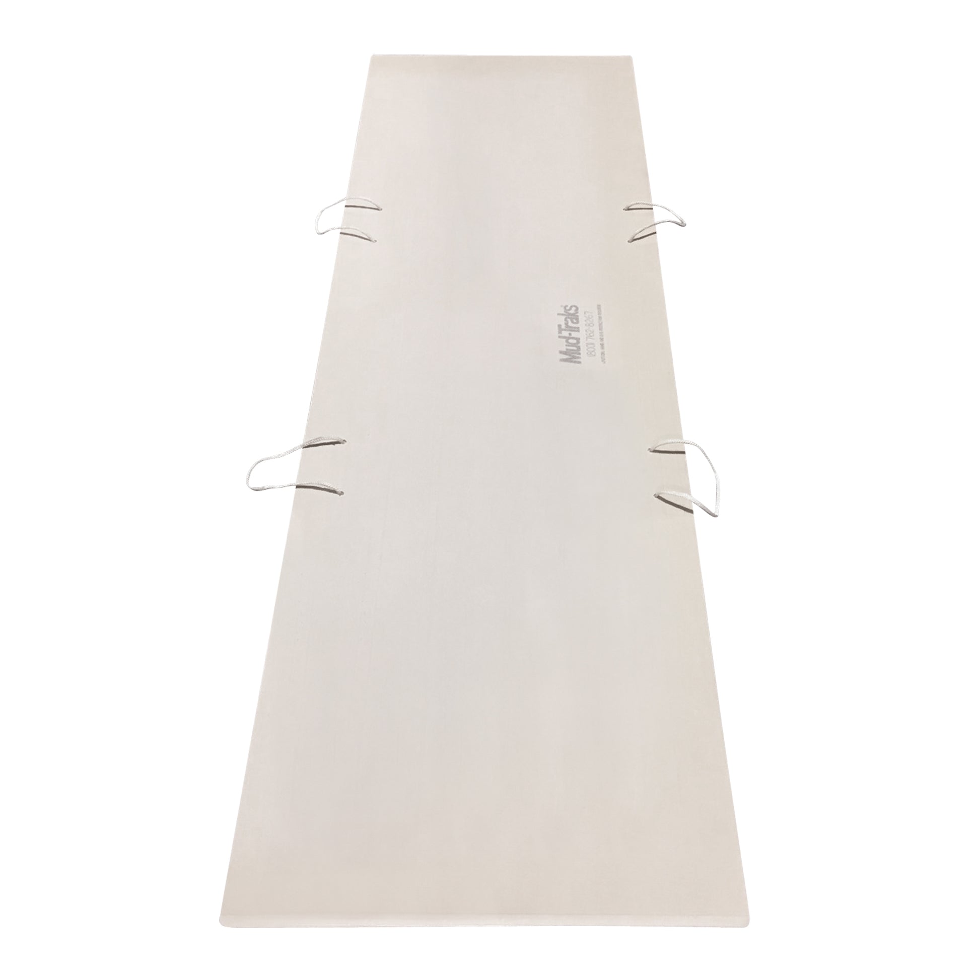 Mud-Trak Superlite Medium-Duty Ground Protection, 3-3/4' x 8', Fiberglass, Textured, Off White