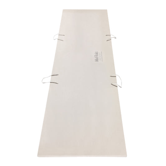 Mud-Trak Superlite Medium-Duty Ground Protection, 3-3/4' x 8', Fiberglass, Textured, Off White
