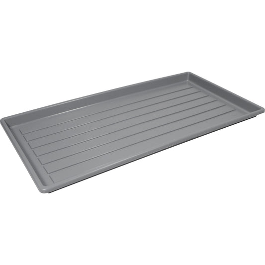 Storex Wet Shoe/Boot Tray, Plastic, Grey, 27" L x 14" W