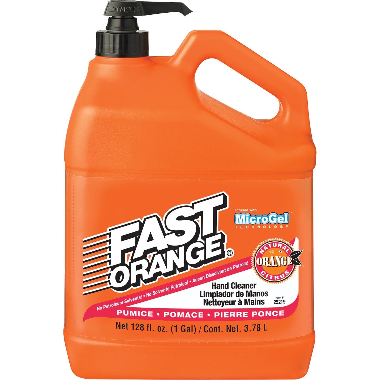Hand Cleaner, Pumice, 3.78 L, Pump Bottle, Fresh Scent