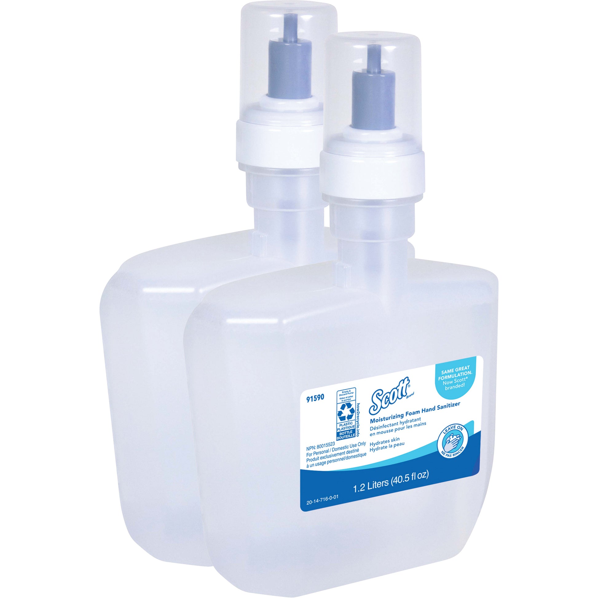 Scott® Pro™ Moisturizing Foam Hand Sanitizer, 1200 ml, Cartridge Refill, 62% Alcohol