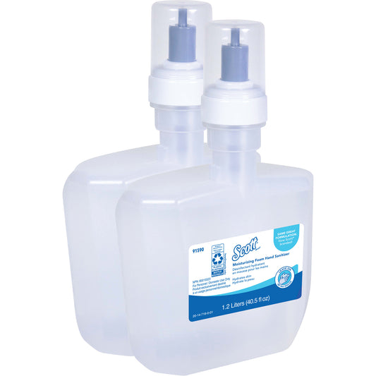 Scott® Pro™ Moisturizing Foam Hand Sanitizer, 1200 ml, Cartridge Refill, 62% Alcohol