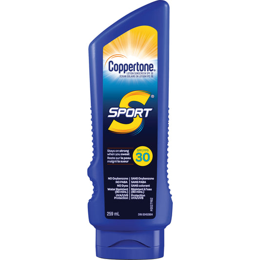 Coppertone Sport® Sunscreen, SPF 30, Lotion
