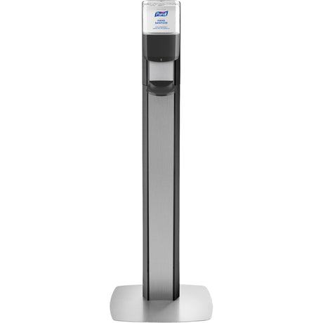 Messenger™ ES6 Silver Panel Floor Stand with Dispenser