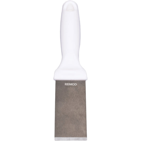 Stainless Steel Scraper, White, 1-1/2" W x 9" L