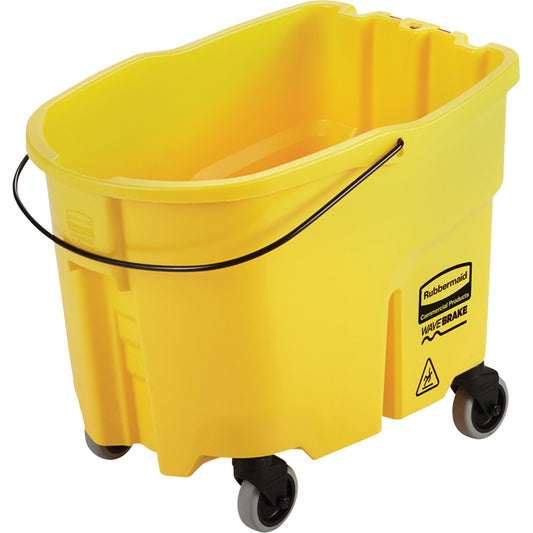 Wavebrake® Mop Bucket, 8.75 US Gal. (35 qt.) Capacity, Yellow