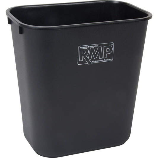 Deskside Wastebasket, 14 Quarts, Polyethylene