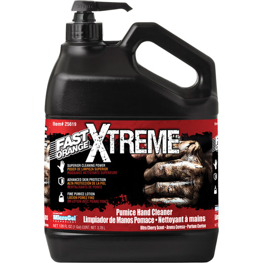 Xtreme Professional Grade Hand Cleaner, Pumice, 3.78 L, Pump Bottle, Cherry