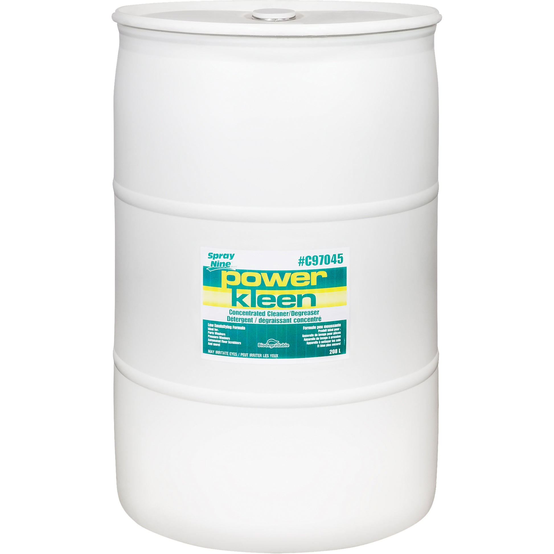 Power Kleen Parts Wash Cleaner, 208 L, Drum