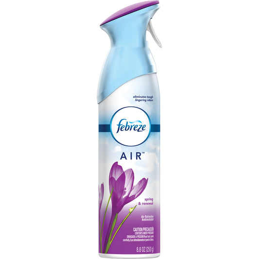 Febreze Air Freshener, Spring & Renewal, Aerosol Can