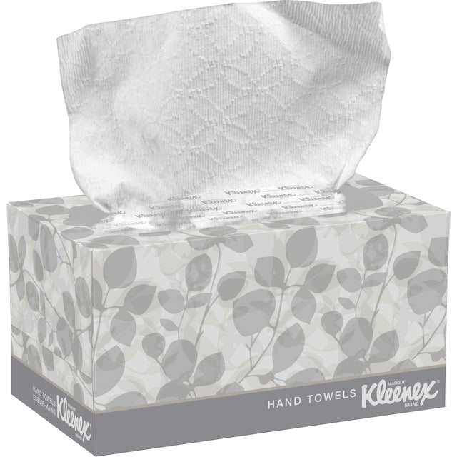 Kleenex® Hand Towels in a POP-UP* Box, 1 Ply, 10-1/2" L x 9" W, 120 /Pack
