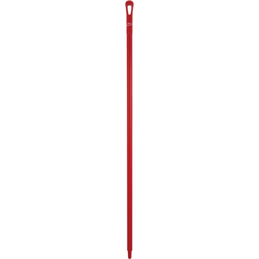 Ultra Hygiene Handle, Broom/Scraper/Squeegee, Red, Ergonomic, 59" L
