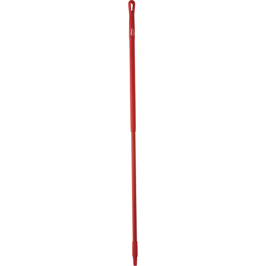 Handle, Broom/Scraper/Squeegee, Red, Ergonomic, 59" L