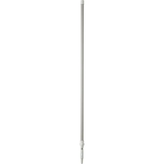Handle, Broom/Scraper/Squeegee, White, Telescopic, 62" - 113" L