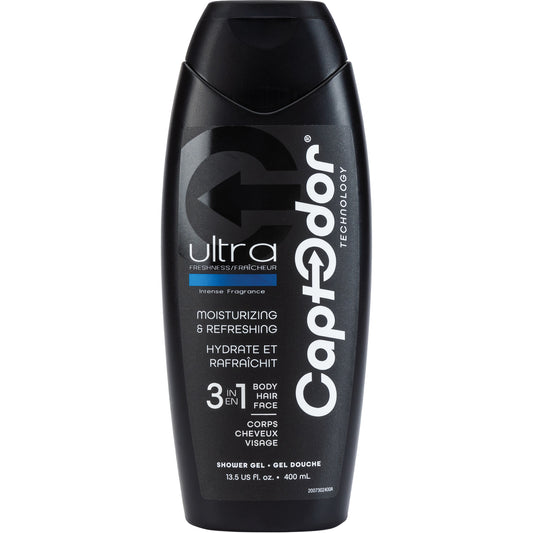 3 in 1 Shower Gel, 400 ml, Ultra Freshness, Bottle