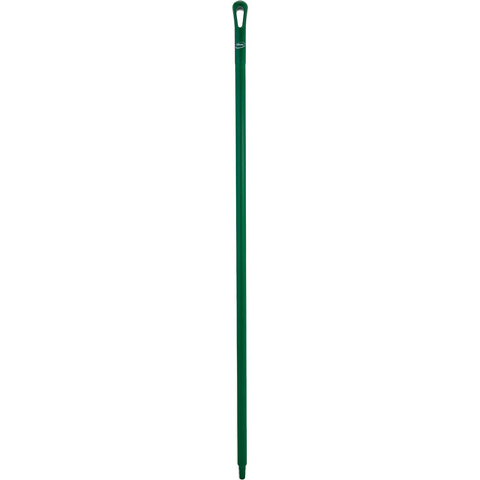 Ultra Hygiene Handle, Broom/Scraper/Squeegee, Green, Ergonomic, 59" L