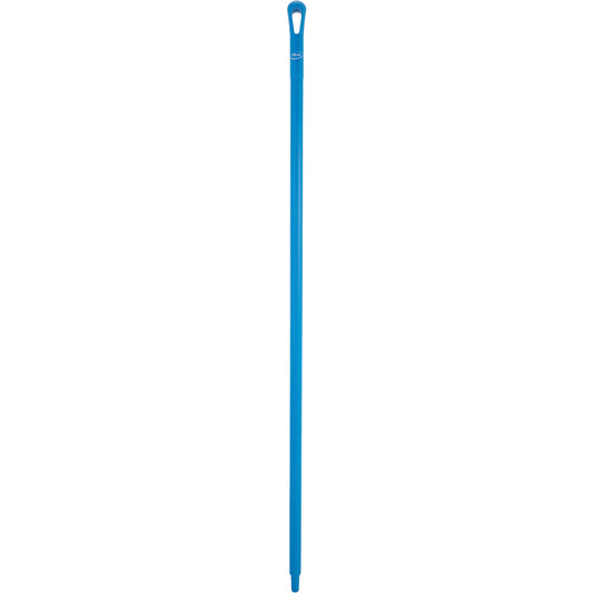 Ultra Hygiene Handle, Broom/Scraper/Squeegee, Blue, Ergonomic, 59" L