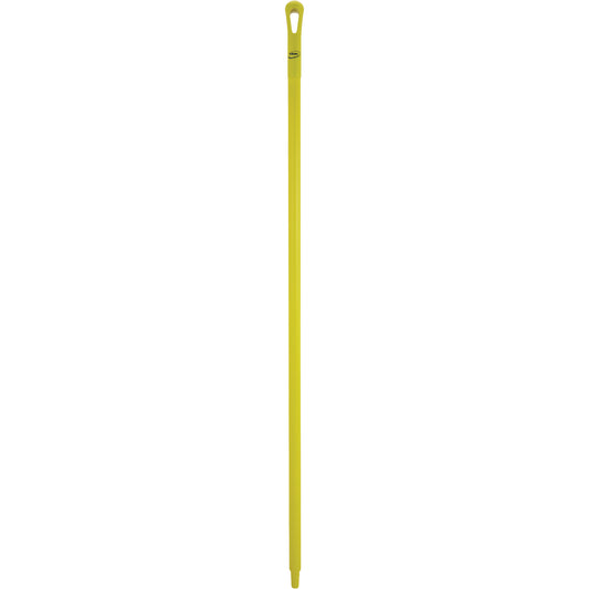Ultra Hygiene Handle, Broom/Scraper/Squeegee, Yellow, Ergonomic, 59" L