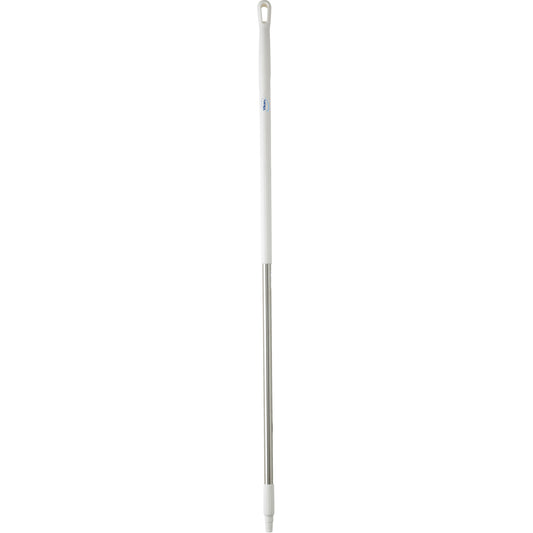 Handle, Broom/Scraper/Squeegee, White, Standard, 59" L