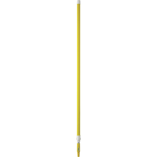Deck Scrub Handle, Brush/Pad Holder, Yellow, Telescopic, 62"-113" L