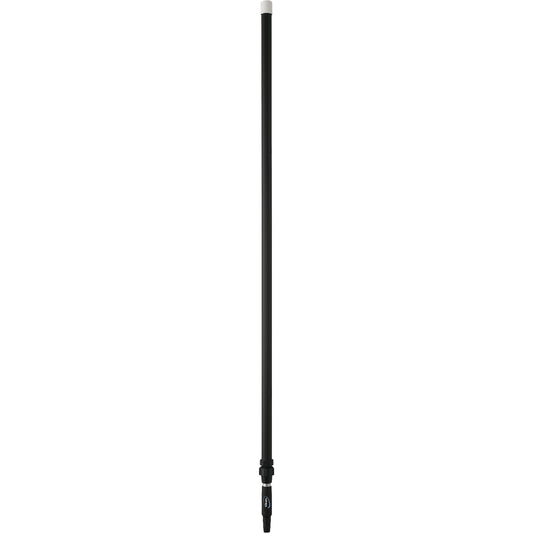 Deck Scrub Handle, Brush/Pad Holder, Black, Telescopic, 62"-113" L