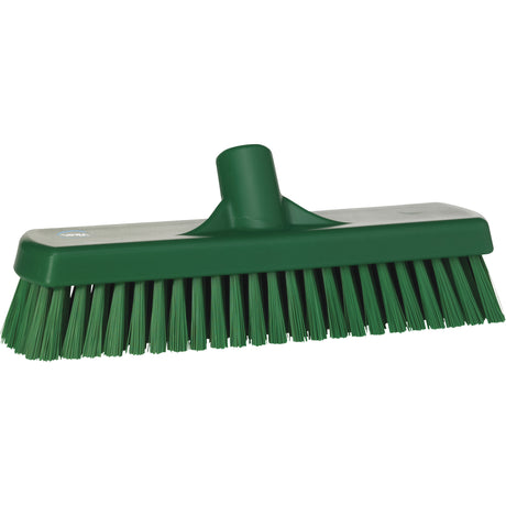 Deck & Wall Scrub Brush, Stiff Bristles, 12", Polyester, Green