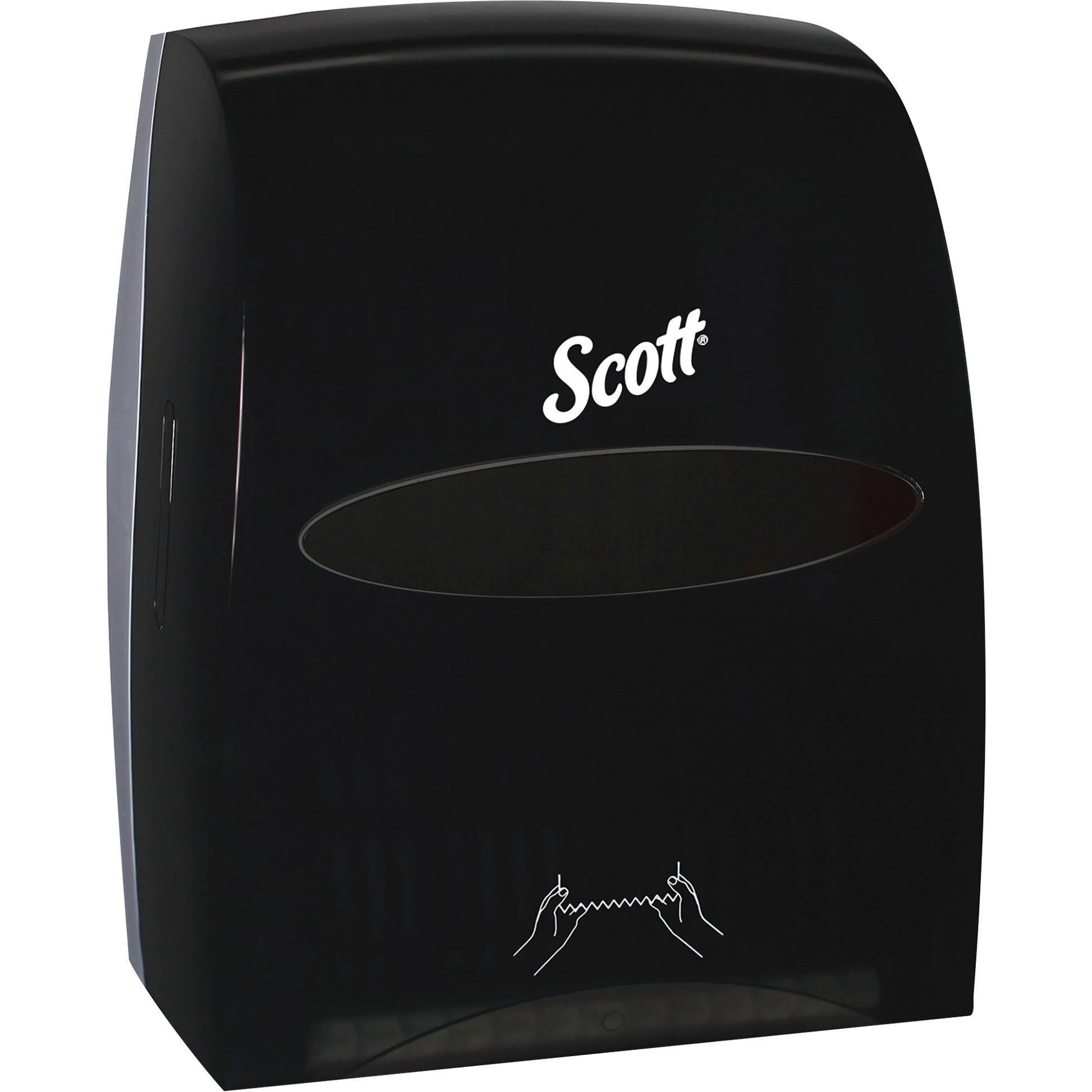 Scott® Essential™ Hand Towel Roll Dispenser, Manual/No-Touch, 12.63" W x 10.2" D x 16.13" H