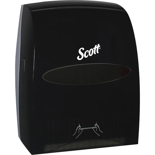 Scott® Essential™ Hand Towel Roll Dispenser, Manual/No-Touch, 12.63" W x 10.2" D x 16.13" H