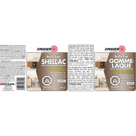 Zinsser® Bulls Eye® Shellac Sealer