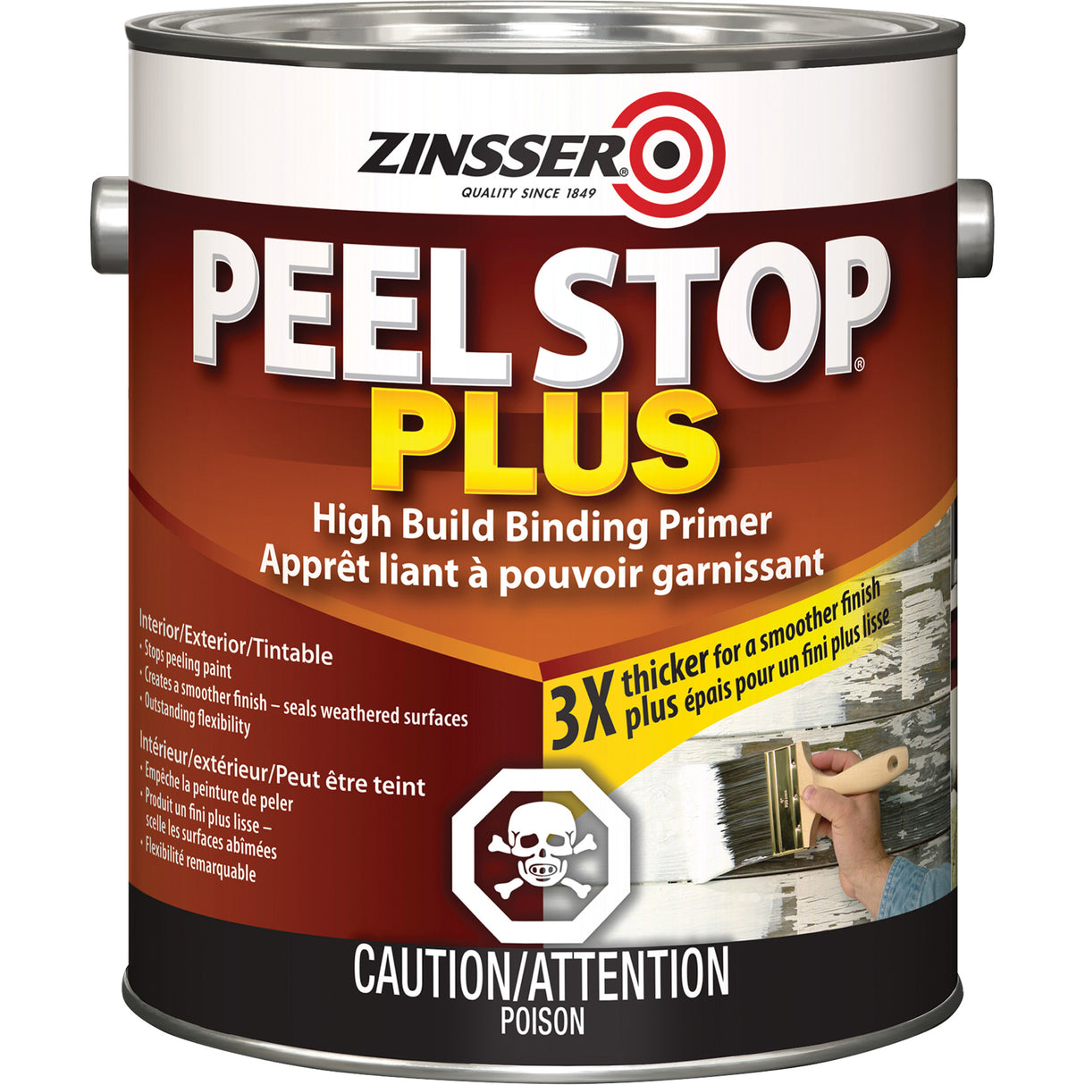 Peel Stop® Plus High Build Binding Primer, 3.78 L, Gallon, White