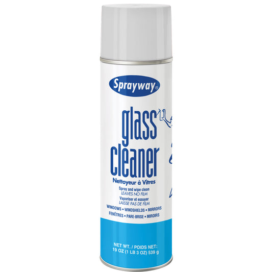 Glass Cleaner, 20 oz., Aerosol Can