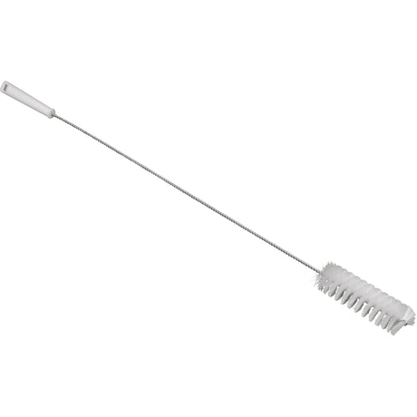 Brush with Flexible Handle, Medium Bristles, 36" Long, White
