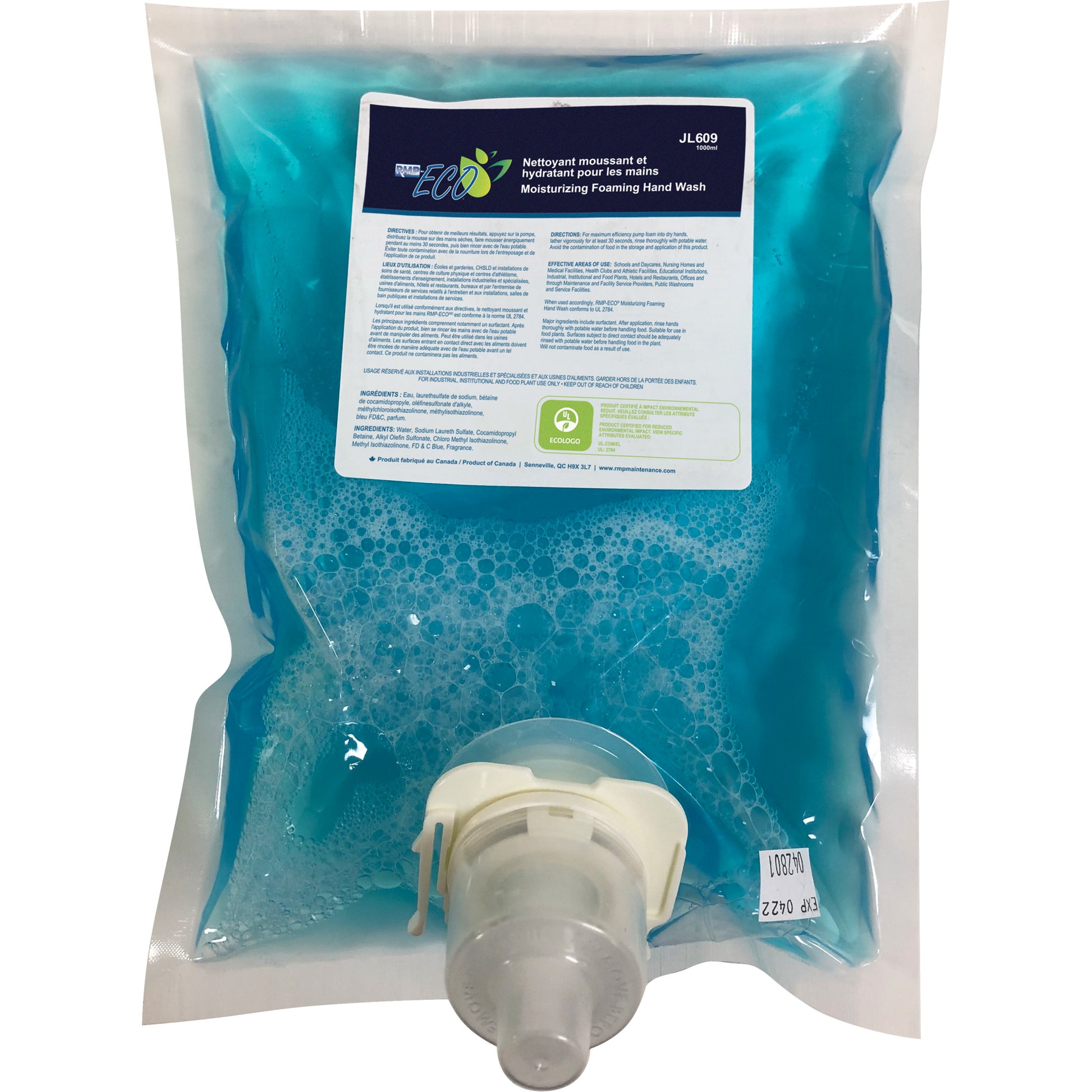 Eco-Friendly Luxurious Hand Soap, Foam, 1 L, Scented