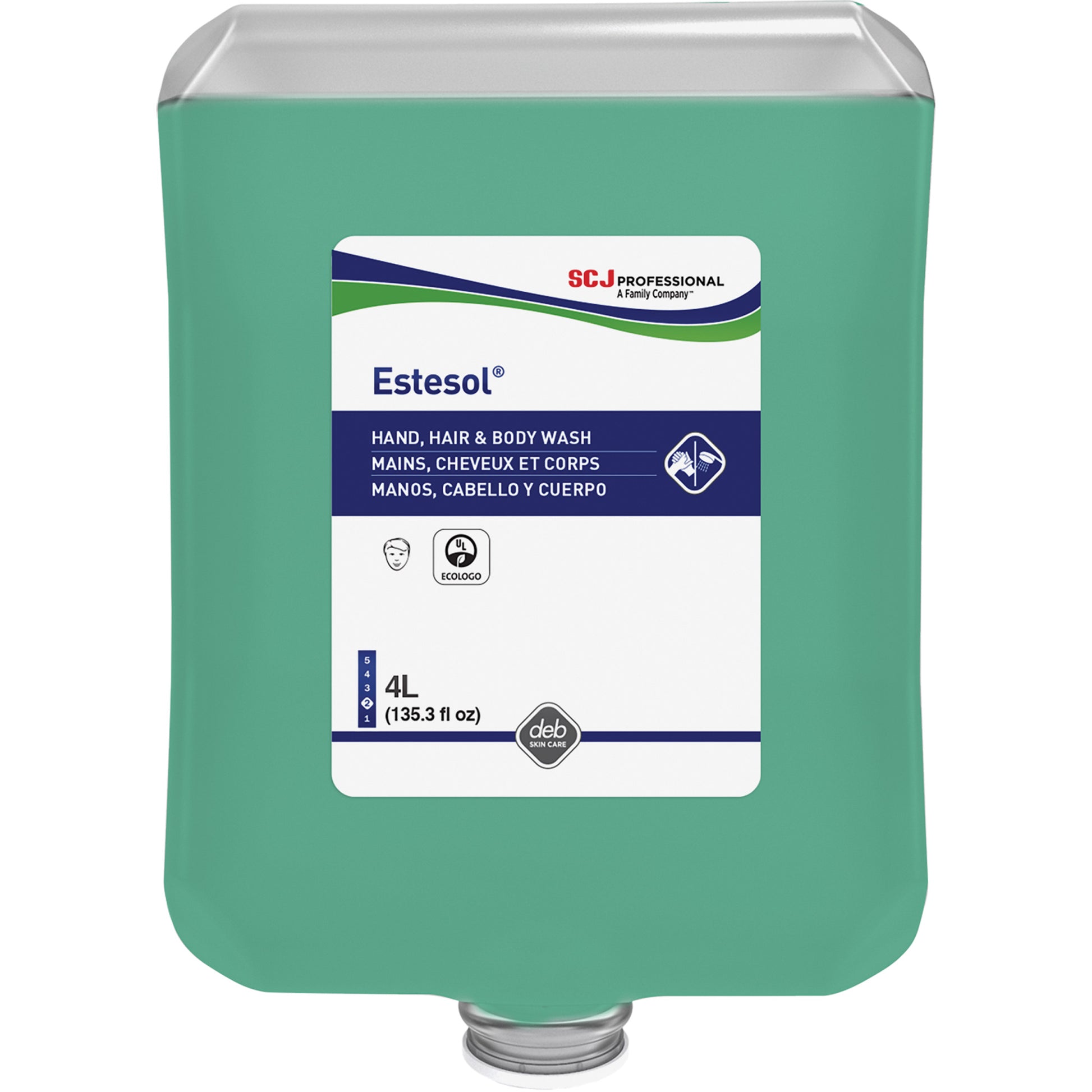 Estesol® Hand, Hair & Body Wash, 4000 ml, Rain Forest, Plastic Cartridge