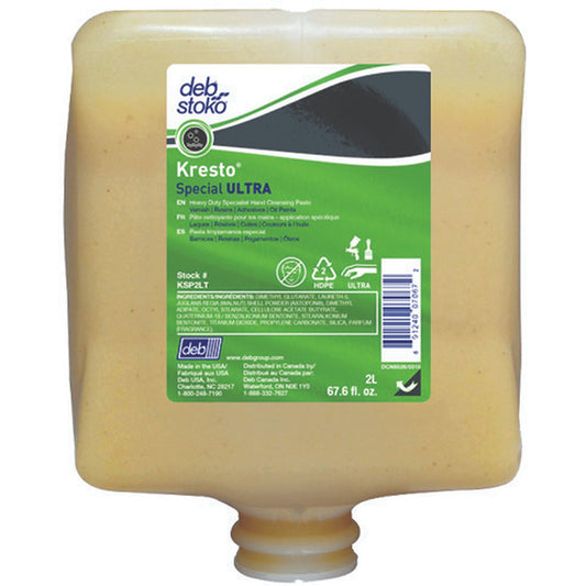 Kresto® Special Ultra Hand Cleaner Refill, Paste, 2 L, Plastic Cartridge, Fresh Scent