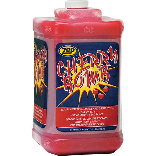 Cherry Bomb Heavy-Duty Hand Cleaner, Pumice, 3.78 L, Bottle, Cherry