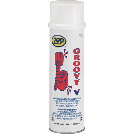 Groovy V Lubricant & Anti-Seize, 15 oz., Aerosol Can, 2000°F (1095°C) Max. Temp