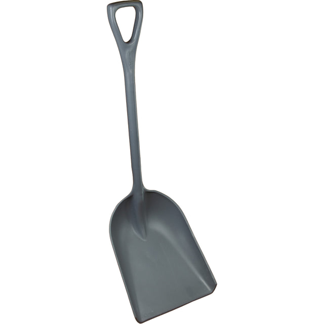 One-Piece Regrind Shovel, Plastic, Polypropylene Blade, D-Grip Handle, 25" Long