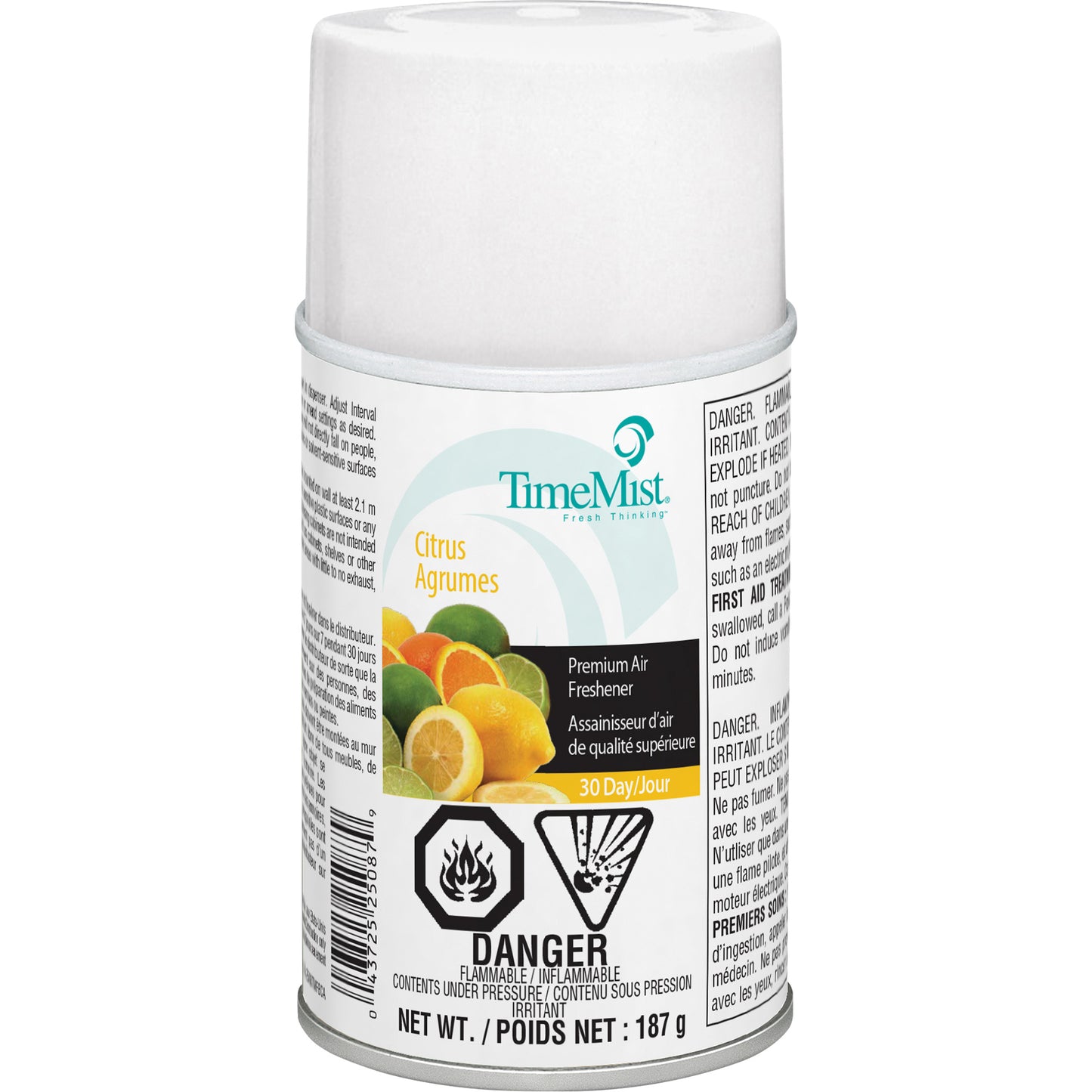 TimeMist® Industrial Strength Air Freshener, Citrus, Aerosol Can/Cartridge