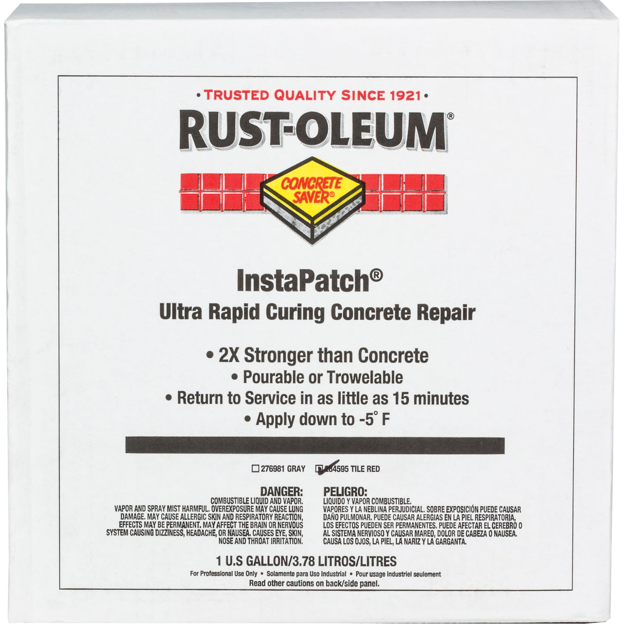 Concrete Saver® InstaPatch® Concrete Repair, Kit, Red